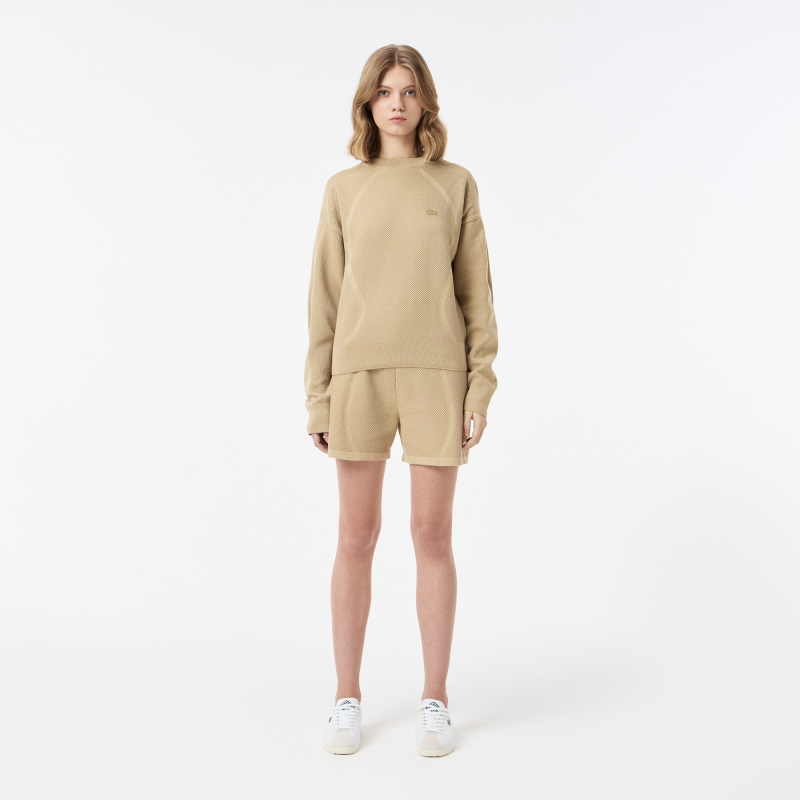 Женский свитер Lacoste из смеси хлопка