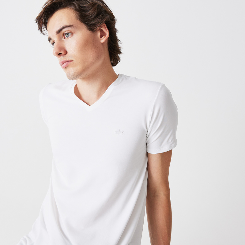 Мужская футболка Lacoste приталенного кроя