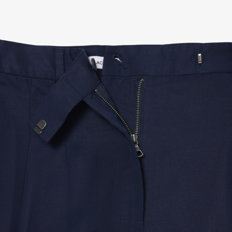 Женские шорты Lacoste из смеси льна