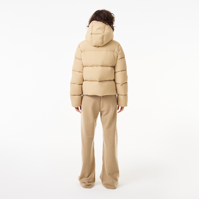 Женская короткая куртка Lacoste с капюшоном