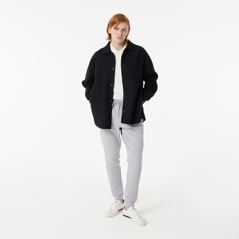 Мужская куртка Lacoste из смеси с овечьей шерстью