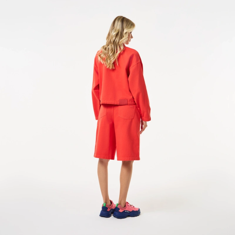 Женские длинные шорты Lacoste