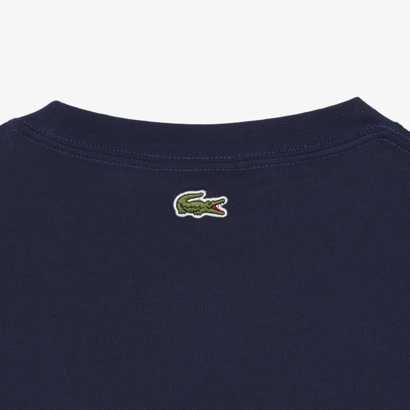 Хлопковая футболка Lacoste унисекс